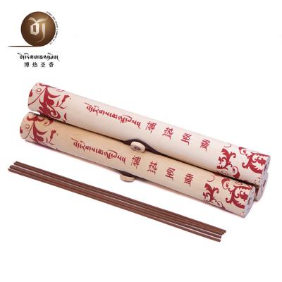 China Tibetan Sandalwood Chinese Tibetan Indoor Herbal Natural Aroma Spice Clean Air Borre Incense Incense Sticks for sale