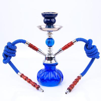 China Home 2 Pipe Household Cheap Glass Shesha Hookah Low Items for sale