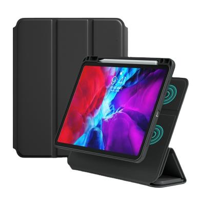 China New Magnetic Auto-sleep Rise Silicone Cover for iPad Air 3 Case with Pencil Holder for iPad Pro 10.5 Case, Smart Cover for iPad 2019 Case 10.5 for sale