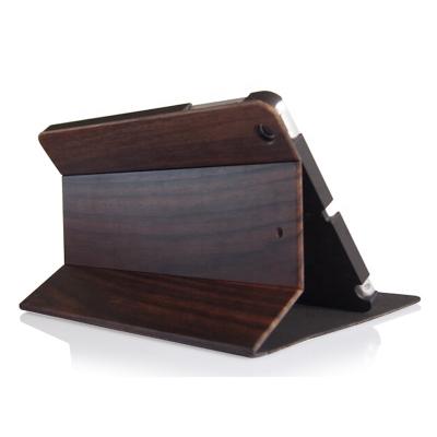 China Bamboo& full function wood stand wooden case for air 2, stand flip ipad case for air 2, ultra thin leather tablet case ipad cover for ipad air 2 for sale