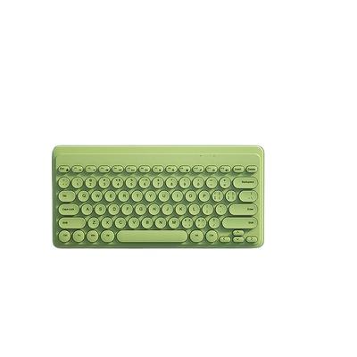 China Wireless Mini Round Button Gaming Keyboard Wireless Keyboard For Macbook Computer Keypad With USB Receiver for sale