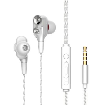 China Music headphones factory supply in-ear music headset direct wire control with microphone mobile phone computer spot general wholesale for sale