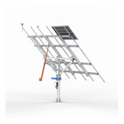 China Fast Installation Photovoltaic Cheap Solar Tracker System Kits PV Solar Panel Track for sale