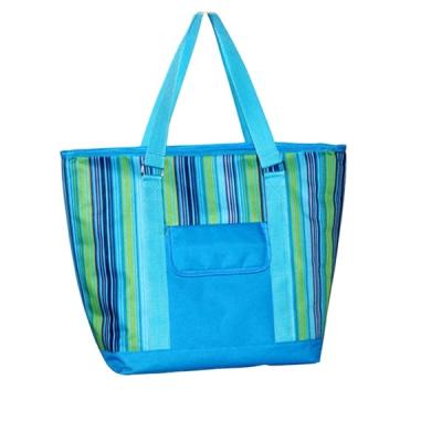 China 600D Food Polyester 3MM Foam Fancy Cooler Handles Bags With Adjustable Straps for sale