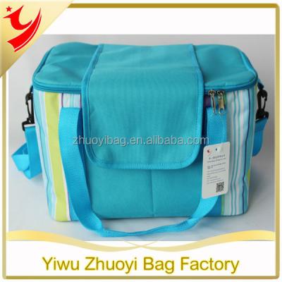 China 600D Polyester 3MM Cotton Foam Cooler Bags With Adjustable Shoulder Straps And Handles for sale