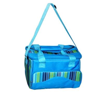 China Aluminum Foil Waterproof Fancy Polyester 4MM Cooler Bags 600D With Adjustable Straps for sale