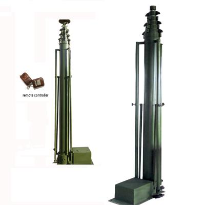 China Aerial 18m Motorized Electric Telescoping Mast for sale