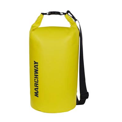 China Custom 30D Logo Cylinder Office Nylon Waterproof Floating Dry Backpack Boating Hiking Kayak, Water Sports Outdoor Waterproof Dry Bag for sale