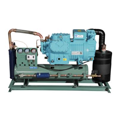 China Refrigeration Parts Moderate Temperature Water Cooled Cooling Systems Refrigeration Compressor Unit for sale