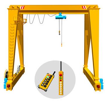 China Gantry Crane For Russia Market Single Beam Portal Crane One Frame Rail Type Mobile Gantry Crane for sale