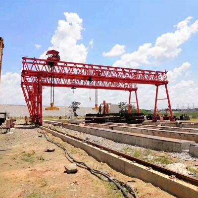 China Construction Crane Truss Type Beam Road Gantry Crane Rail Mounted Beam Lifting Gantry Crane For Sale for sale