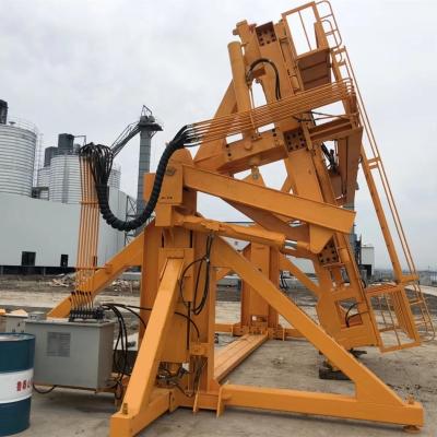 China Building Material Stores Two Way Flip Hydraulic Container Tilter 20ft Container Tipper For Sale for sale