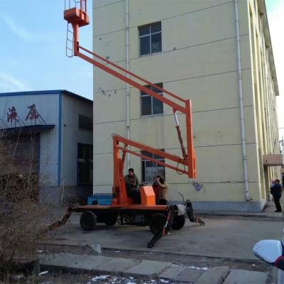 China Building Material Stores 14m 8m 10m 12m Hinged Boom Lift Platform For Sale for sale