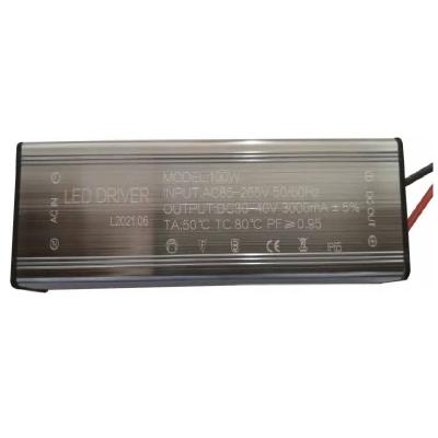 China Lighting Component Assembly Design Customized Driver Raw Materials Lighting 3000MA 100W 85-256v Integrated Accessory Power Supply IP65 Led Driver for sale