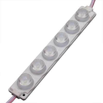 China AlGaInP High Lumen Waterproof Decoration Led 6W 12V 3030SMD Pixel Dot Lights Illuminate Lens Advertising Modules Backlight Light for sale