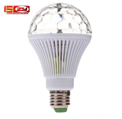 China Residential E27 Led Bulb Lamp AC 85265v 3w High Brightness Party Disco Table Lamp Colorful Spotlight for sale