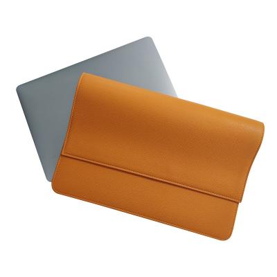 China Wholesale 13 14 Waterproof 15 Inch PU Leather Book Mac Business Laptop Soft Sleeve for sale