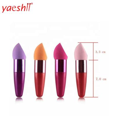 China High Quality Cosmetics Yaeshii Latex Makeup Base Beauty Pen Shape Makeup Sponge With Wooden Handle for sale