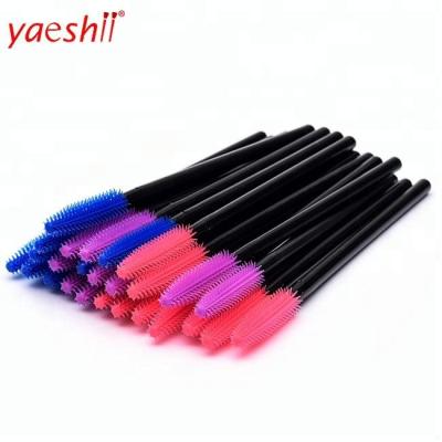 China Angular Blush YAESHII 2018 Disposable Mascara Wand Eyelash Brush For Makeup for sale