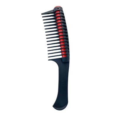 China New Product Hot Selling Idea Home Hair Dye Tool Plastic Heart Hair Styling Colorful Hair Combs for sale