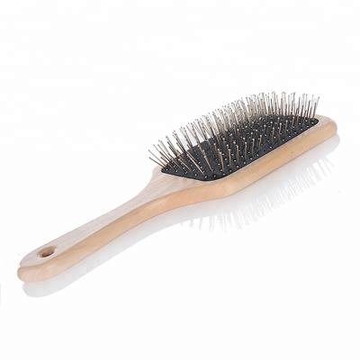 China Yaeshii Compact Wooden Hair Brush Paddle Hair Dryer Paddle Wholesale Hair Brush for sale