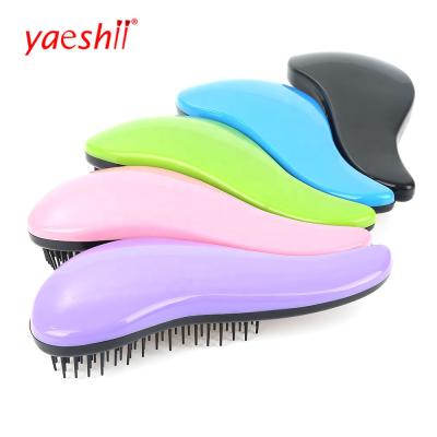 China Yaeshii Logo Waterproof Custom Comb Different Color Detangle Hair Brush Detangling Hair Brush Set for sale