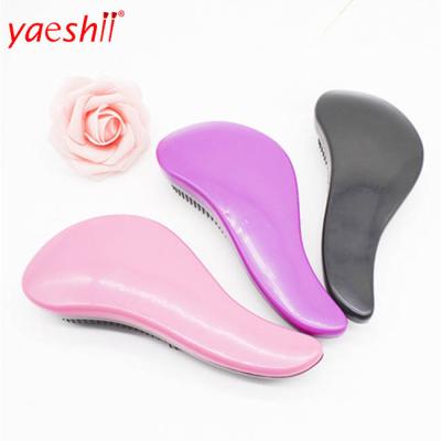 China Yaeshii Compact Magic Comb Detangle Hair Brush For Healthy Care for sale