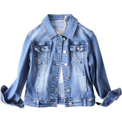 China Sustainable Denim Jackets Vintage Diamonds Wings Hollow Out Coat Women's Casual Jeans Jacket For Outerwear Female for sale