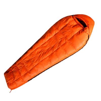 China Sleeping Bag + Comforter + Portable Cushion Family Keep Warm Winter Hiking Camping Down Sleeping Bag for sale