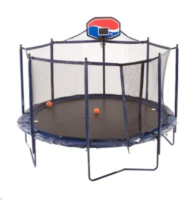 China With Big Round Trampolines 10ft Protective Net Cheap Times With Basketball Hoop for sale