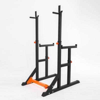 China Modern Adjustable Squat Stand Stands Multifunctional Strength Training Barbell Press Bench Dipping Station for sale