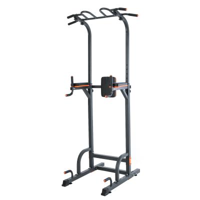 China Power Tower Dip Station Fitness Station Workout Equipment for Home Gym 98.5*112*(195-225)cm for sale