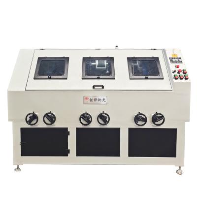 China 3 Heads Tube Polishing Machine Finishing Stainless Steel Pipe Mirror Polishing Machine for sale