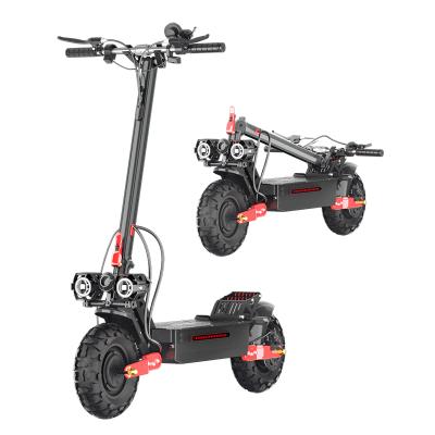 China 2021 New Powerful Unisex 75km/h Off Road 11 Inch 48V 1600W Adult Dual-motor Foldable Electric Scooter for sale