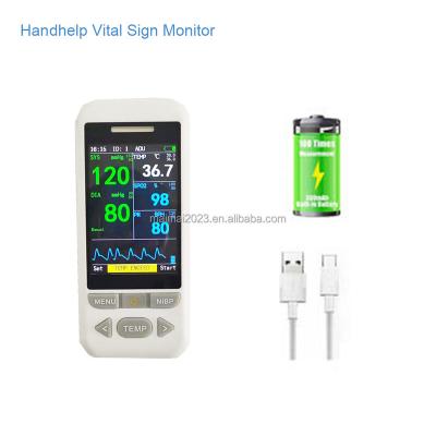 China Eco-friendly OEM Factory Price Customize Color Digital Multi-parameter Handheld Type Vital Signs Monitor For Sale for sale