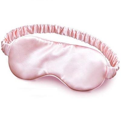 China Custom made silk pure silk eye mask luxury pink silk eye mask Anti-wrinkle eye mask for daily sleep for sale