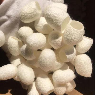 China Factory Wholesale 100% Pure Raw Silk Skin Care Natural Organic Beauty Deep Face Facial Cleansing Silk Ball For Facial Cleansing for sale