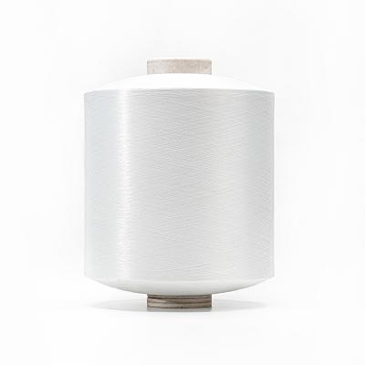 China Recycled High Density Tensile Uniformity Thread Raw White Polyester Dty Yarn for sale