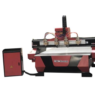 China MDF 3d woodworking machine ACRYLIC ALUMINUM WOOD Multi head woodworking machine cnc router for wood table leg with 2.2KW spindles for sale