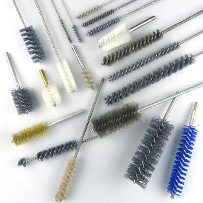 China food & Beverage factory stainless steel wire tube pipe internal cleaning brush for sale for sale