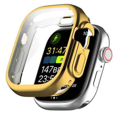 China Smartwatch 360 Soft Clear Full Case Cover Device For Apple Watch Ultra 49MM TPU Smartwatch Screen Protector For iWatch Series 8 for sale