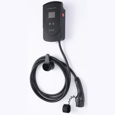 China AC home fisherman electric car charger station wallbox 11kw ev charger charging type 2 for sale