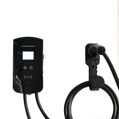 China Fisherman latest type2 11kw 16A electric car ev charging station ev wall mounted charger Ev Wallbox for sale