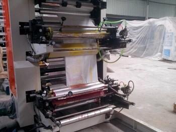 China 2 Color Flexo Printing Machine  1000mm Width For Polyethylene for sale