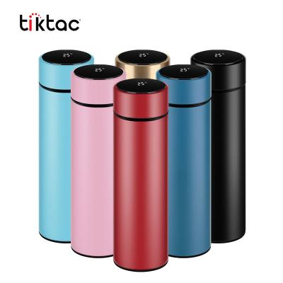 China 2022 Business 500ml Stainless Steel Smart Insulated Water Bottle Led Temperature Display Vacuum Flasks for sale