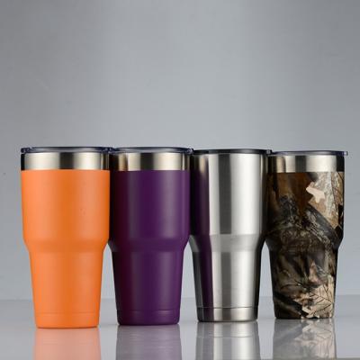 China Custom Logo High Quality Viable 30 oz Sublimation Stainless Steel Insulated Tumbler for sale