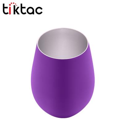 China Sustainable Brand Customized Powder Coated Stainless Steel Ice Cream Tumbler Mug for sale