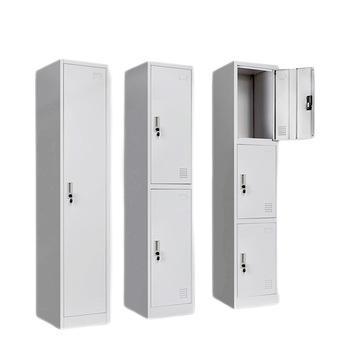 China Foldable Cabinet Single Locker Frame Closet Wardrobe Vendor Factory Smart Lock With Item White Steel Style Metal China OEM Modern Desk for sale