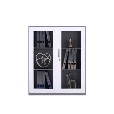 China Knock Down To Assemble Metal Closet Height Two Steel Half Swing Door Filing Cabinets For Sale for sale