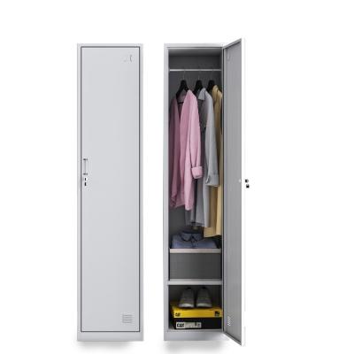 China (Other)Adjustable Hot Sale Used Metal Wardrobe Clothes Metal Office Hanging Wardrobe for sale